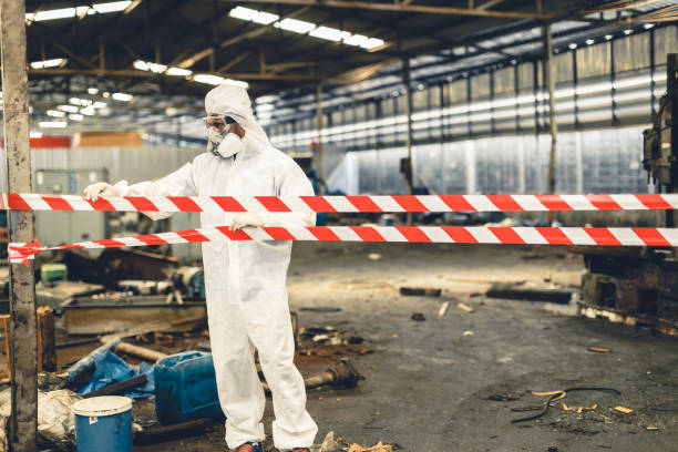 Professional Crime Scene Cleanup technician working in Rockland, MA